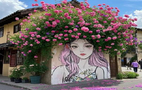 三门怎么设计网红打卡墙绘