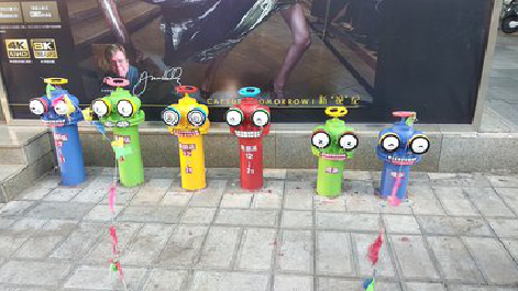 三门商业区彩绘