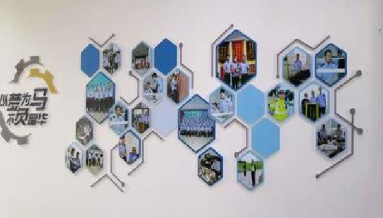 三门文化墙最常见的做法。