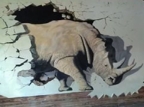 三门在墙绘中，如何绘制3D效果？