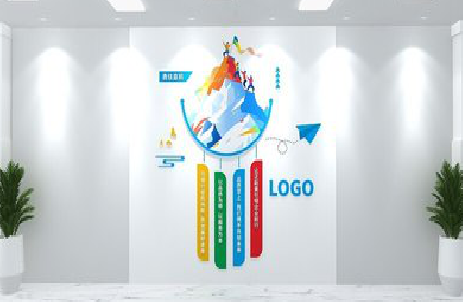 三门公司企业形象墙的工艺材料有哪些？